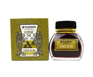 PLATINUM Classic Ink - Tinta (60 ml), color negro