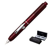 PLATINUM Curidas PKN7000-77EF - Pluma estilográfica, extrafina, retráctil, roja, hecha a mano, con caja de regalo, pluma estilográfica