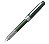 Platinum - Pluma estilográfica - Punta fina, color verde 1
