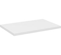 Plato de baño de 60 cm, MDF, blanco mate, para colocar debajo del lavabo