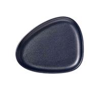 Plato de desayuno CURVA 22 cm, azul marino azul, gres, LIND DNA