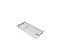 Plato de ducha 170 cm acrílico blanco encastrar Strado de Unisan - 90 cm