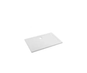 Plato de ducha extraplano 140 cm acrílico color blanco Open de Unisan - Sin válvula / 75 cm