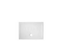Plato de Ducha Extraplano 140 cm Porcelana Blanca Waterline Unisan - Con válvula