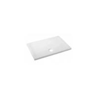 Plato de Ducha Extraplano Unisan 120x70 cm Fine Fire Clay Blanco - Sin válvula