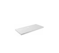 Plato de Ducha Rectangular Acrílico 160x7,5 cm Blanco - Open Unisan - Sin válvula / 70 cm