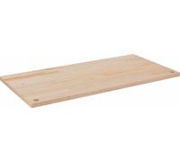 Plato de escritorio vidaXL de 110x55x2,5 cm, madera maciza de pino