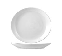 Plato De Porcelana Tivoli Blanco Bistec 27,5