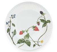 Plato de postre HAMMERSHOI SUMMER - SUMMER BERRIES 22 cm, blanco, porcelana, Kähler