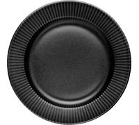 Plato de postre LEGIO NOVA 19 cm, negro, gres, Eva Solo
