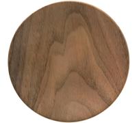 Plato de Postre Secret de Gourmet en Loza de Madera - Marrón 20cm