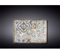 Plato de servir Wilmax, 23,5 x 17 cm, diseño Vintage Mosaic, juego de 2 unidades, modelo WL-671351/A2