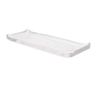 Plato de Vidrio Blanco Rectangular y Oblongo para Servicio de Comida