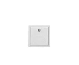 Plato encastrable 75 cm acrílico blanco decoración y funcionalidad Mosaico de Unisan - Sin válvula