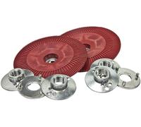3M Plato HP estriado, 115 mm, Rojo, 64860