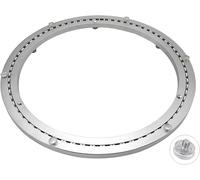 Plato giratorio de 360 grados con rodamientos para mesa - 50 cm - Plataforma grande - Giratorio - Fabricado en aluminio - Ideal para comidas, pasteles, televisores