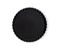 plato gratinado Plato redondo for pizza, plato for hornear de cerámica for el hogar(Blanco,Medio)