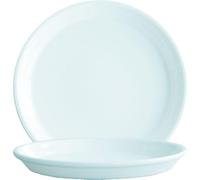 Plato hondo para restaurante, 23 cm de diámetro, juego de 6 unidades