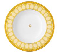 Plato hondo Signum, Porcelana, Amarillo OS