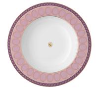 Plato hondo Signum, Porcelana, Rosa OS