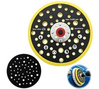 Plato Lijadora Orbital 150mm 52 Agujeros 6 Pulgadas Velcro 5/16 | Bandeja Lijadora 150mm de Repuesto con Velcro 52 Agujeros, compatible con Mirka CEROS DEROS PROS para lijado y pulido