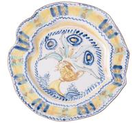 Plato llano DIESEL CLASSICS ON ACID SPANISH YELLOW 28 cm, amarillo, porcelana, Seletti