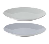 Plato llano EMMA 22 cm, juego de 2 piezas, azul, gres, Stelton