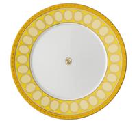 Plato llano Signum, Porcelana, Amarillo OS