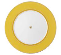 Plato llano Signum, Porcelana, Amarillo OS
