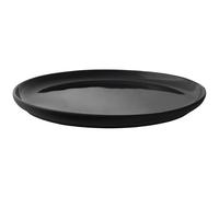 Plato llano THEO 22 cm, negro, gres, Stelton