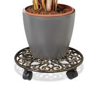Plato macetas carro para plantas base con ruedas 5 unidades soporte para macetas