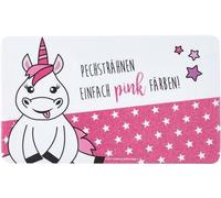 Plato para el desayuno, diseño de unicornio, colección "Racha de mala suerte"