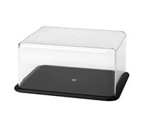 Plato para quesos CONTAIN-IT 23 cm, negro, plástico, RIG-TIG