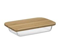 Plato rectangular con tapa de bambú 29x18cm 5 five simply smart