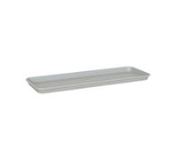 Plato rectángulo, 50 cm, Color Gris Claro