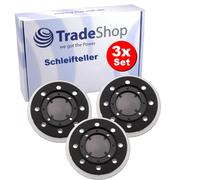 Plato soporte cierre autoadherente Trade-Shop 125 mm compatible con Festool ST-STF 125/8-M4-J W-HT, 492280 / recambio lijadora orbital aleatoria
