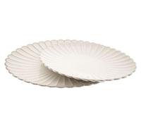 Platos decorativos "Bloomy" de porcelana de alta calidad, juego de 2 unidades