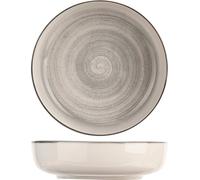 Platos hondos "Cosy & Trendy" color gris "Báltico", diámetro 18 cm, juego de 6 unidades