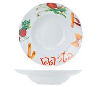 Platos hondos/platos para pasta acogedores y modernos - Para pasta, diámetro 27 cm - Juego de 4 unidades