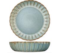 Platos hondos / Platos para pasta - Astera Ocean Gris - ø 22 cm - Juego de 4 unidades