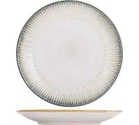 Platos llanos "Listra Ocean" de Cosy & Trendy, diámetro 25 cm, juego de 4 unidades