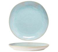 Platos llanos para restaurante Costa Nova Casafina Ibiza, color azul marino, diámetro 28 cm, juego de 6 unidades