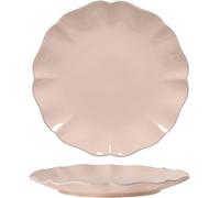 Platos para desayuno y postre, color rosa, diámetro de 22 cm, juego de 6 piezas, para la cocina