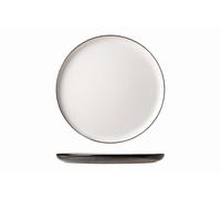 Platos para el desayuno/postre "Cosy & Trendy", color blanco cielo, diámetro 22 cm, juego de 4 unidades
