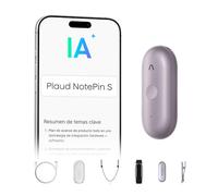 Plaud NotePin S Grabadora de Voz IA Wearable Transcripción y Resúmenes