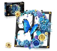 PLAXSOON Moon Flower con Luz, Bloques para Adultos y Jóvenes 12+