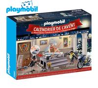 Playmobil Calendario de Adviento 71347 Robo en el Museo: figuras policía, motocicleta y accesorios
