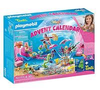 PLAYMOBIL Calendario de Adviento 70777 Sirenas diversión en el baño, A Partir de 4 años