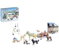 Playmobil Calendario de Adviento Paseo en Trineo, juego de construcción multicolor para niños
