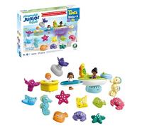 PLAYMOBIL JUNIOR & Tinti | Calendario de Adviento de baño multicolor | Calendario sostenible con juguetes acuáticos | Sorpresas diarias para niños a partir de 1 año | Regalo navideño perfecto | 71777